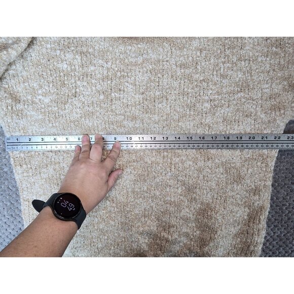 MATE‎ The Label Alpaca Pima Cotton Sweater L Cream Loop Knit Ethical Undyed Boho - Picture 5 of 8